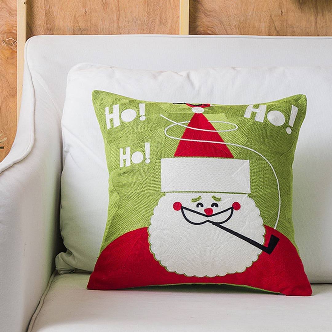 Christmas  Embroidered Cushion Covers dylinoshop