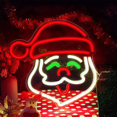 Christmas Santa Claus Neon Lights dylinoshop