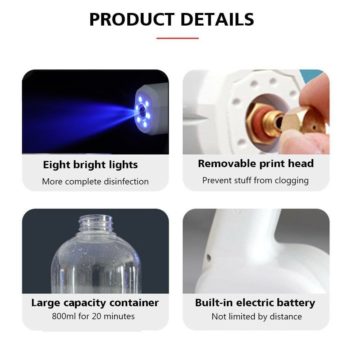 Rechargeable Atomization Disinfection Spray Gun DYLINOSHOP