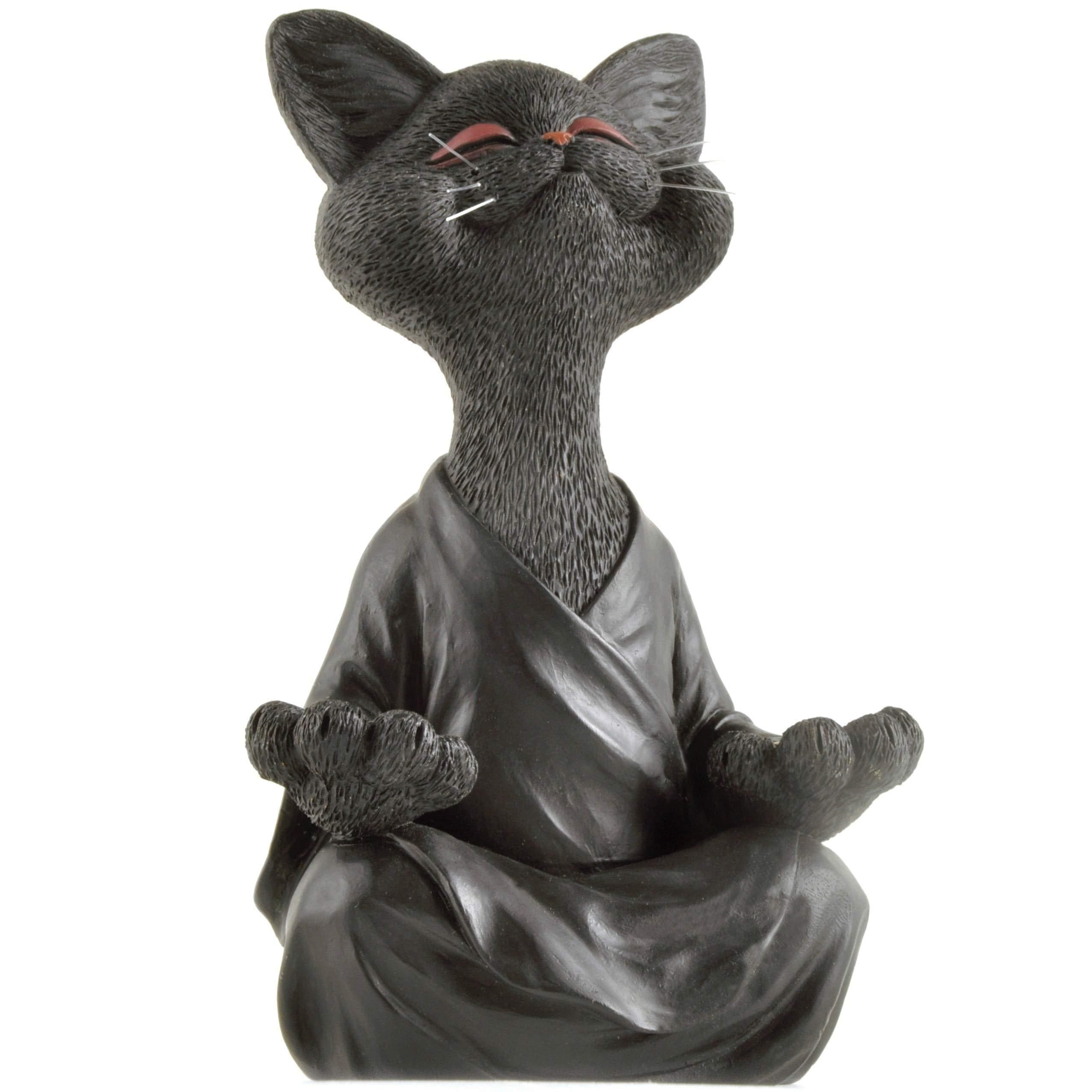 Zen Cat Sculpture feajoy