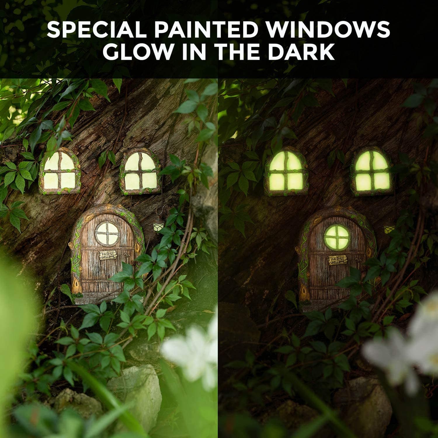 Fairy Door and Windows for Trees Feajoy