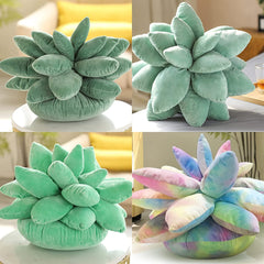 3D Succulents Cactus Pillow dylinoshop