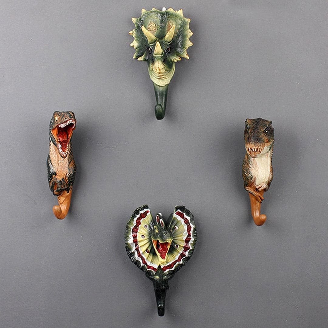 Dinosaur Wall Hooks Feajoy