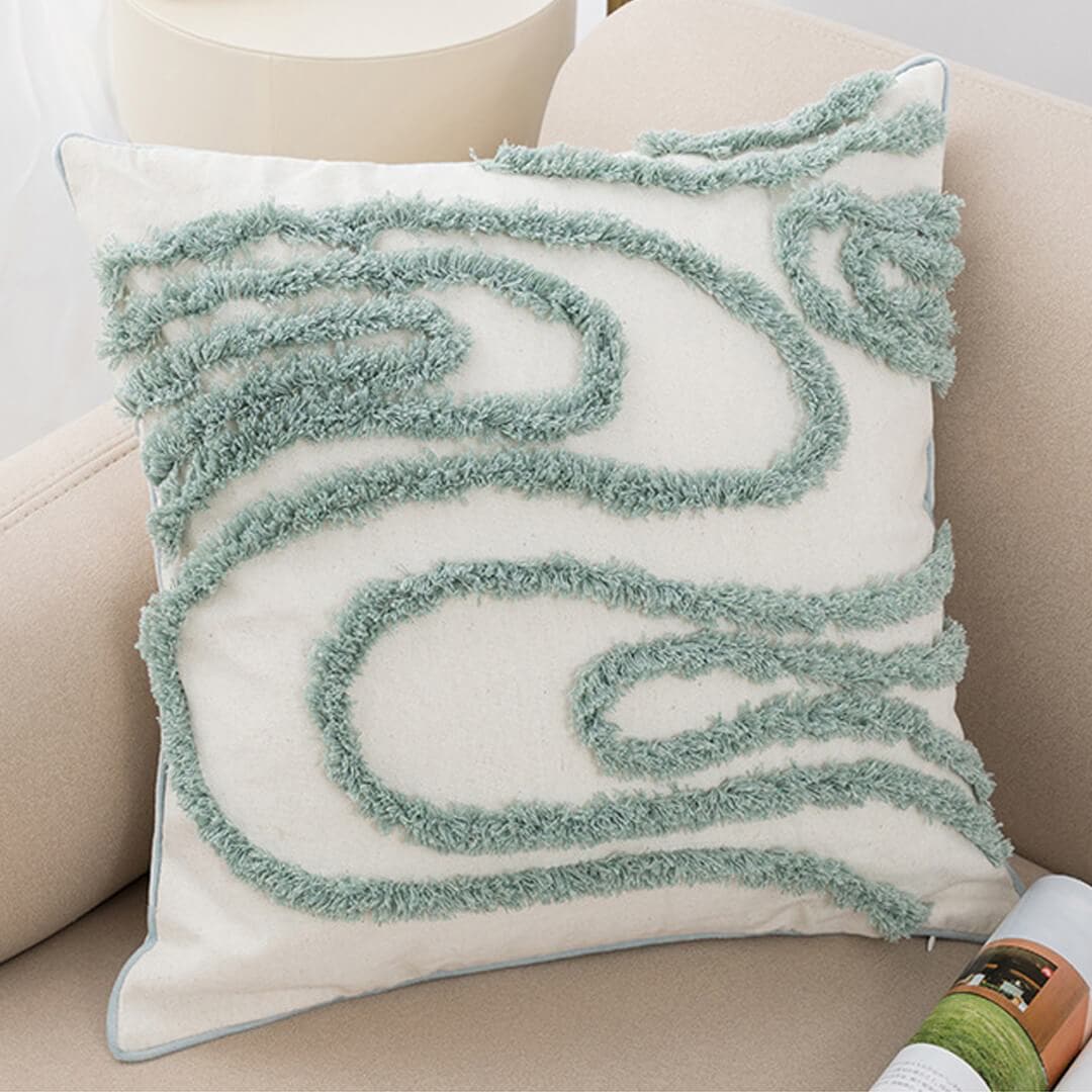 Embroidered Throw Pillow Covers feajoy