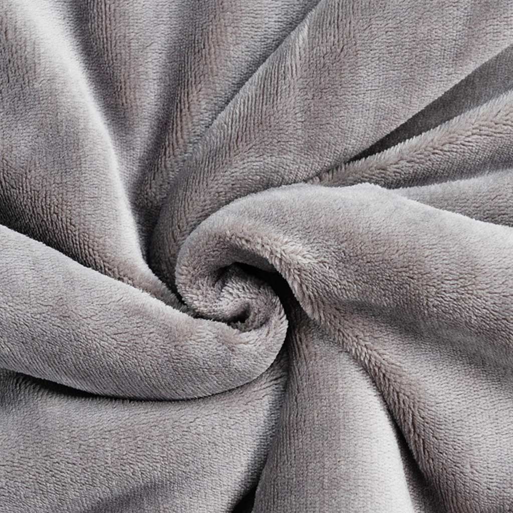 Solid Color Sherpa Fleece Blanket Feajoy