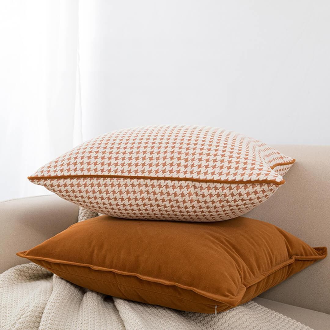 Houndstooth Ins Style Pillow Covers feajoy