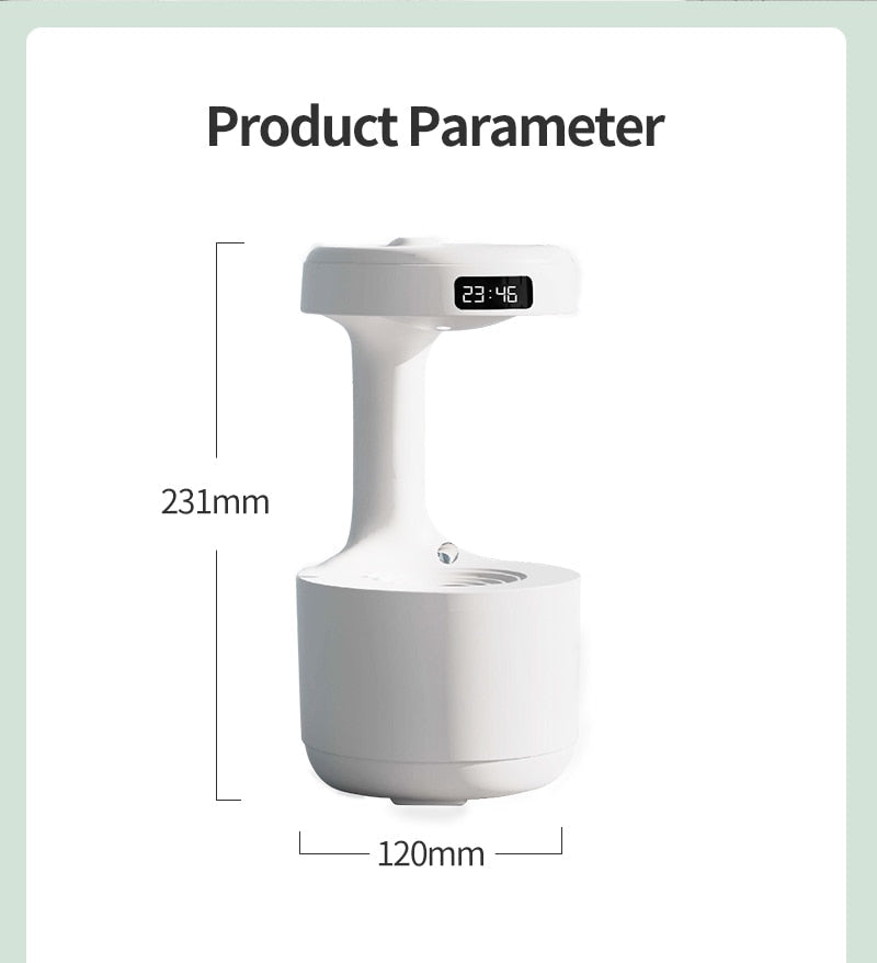 800ML Anti Gravity USB Air Humidifier dylinoshop