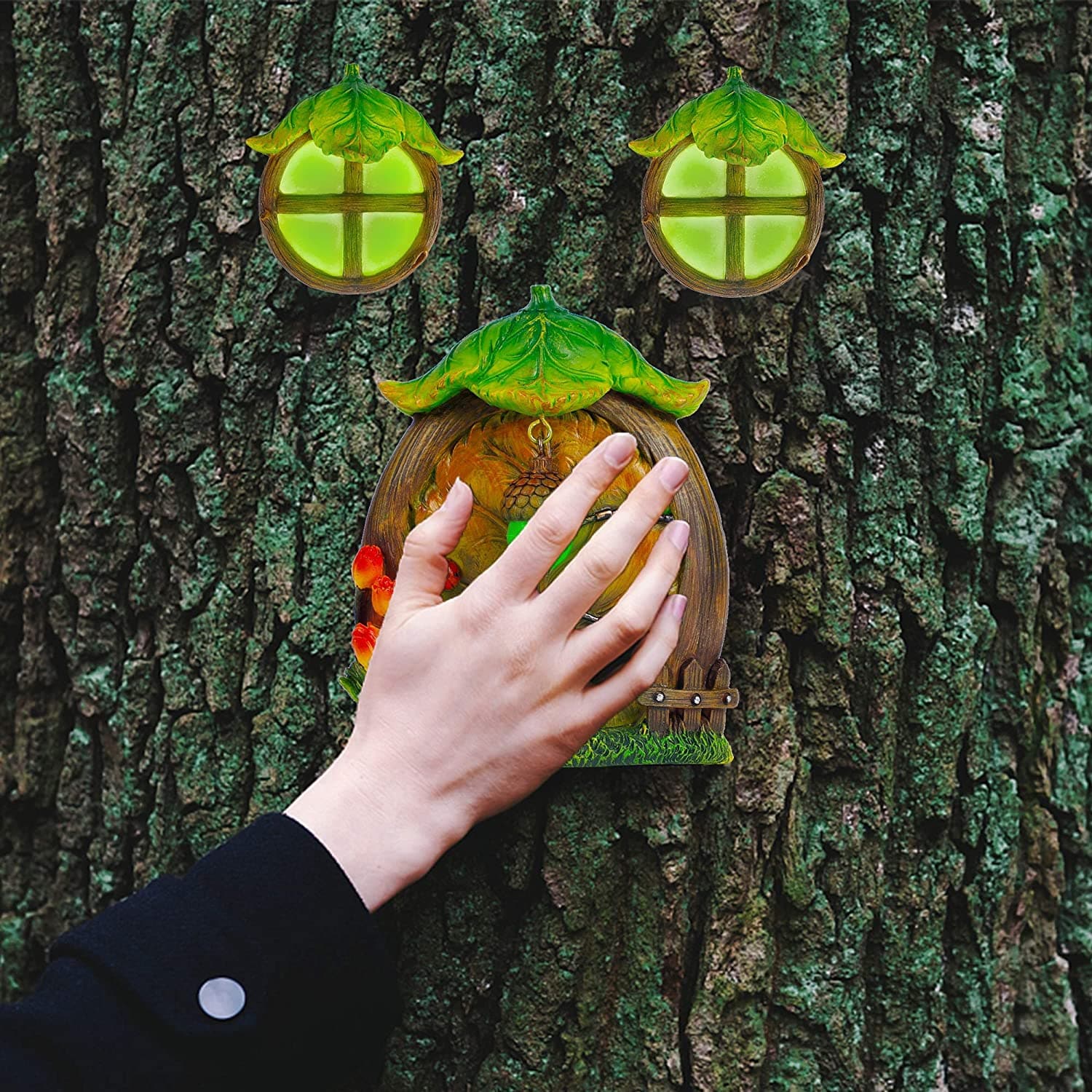 Fairy Door and Windows for Trees Feajoy