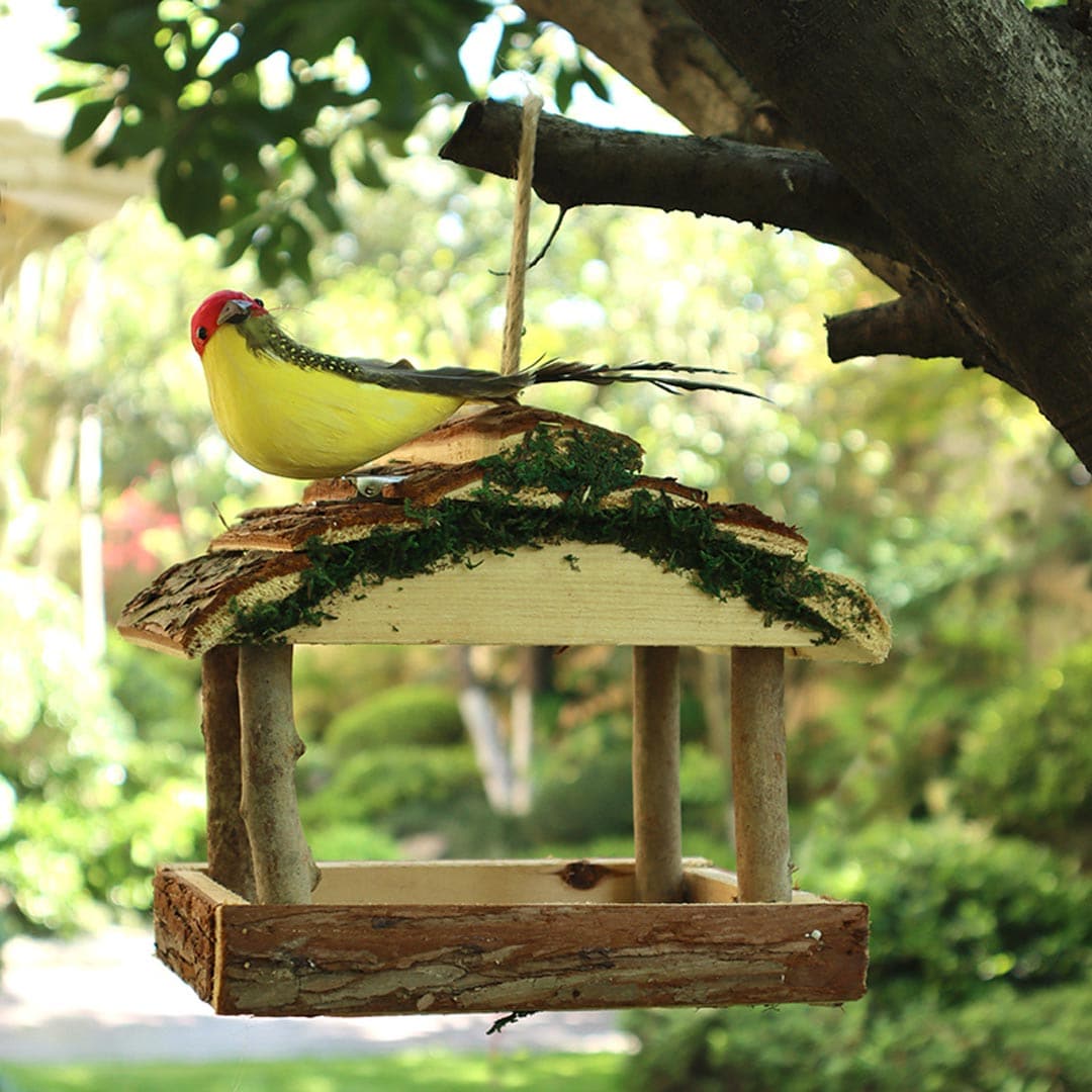 Handmade Wood Birdhouse Feajoy