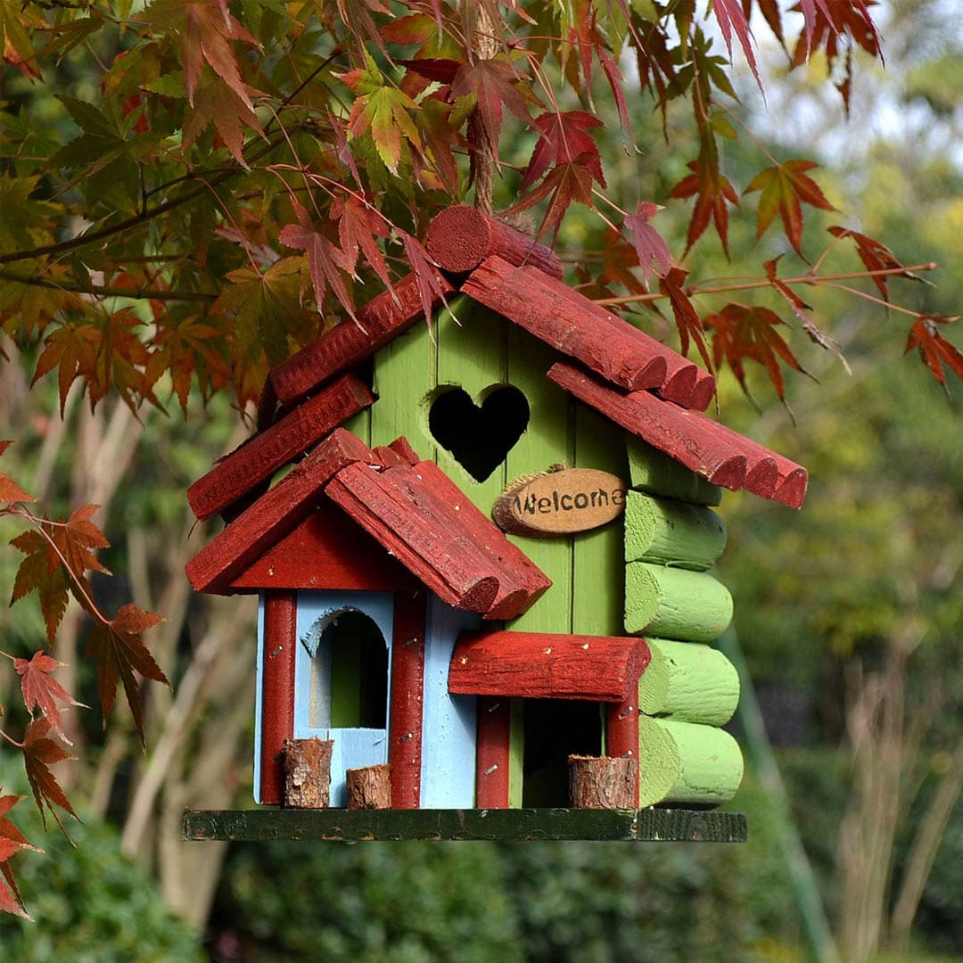 Handmade Wood Birdhouse Feajoy