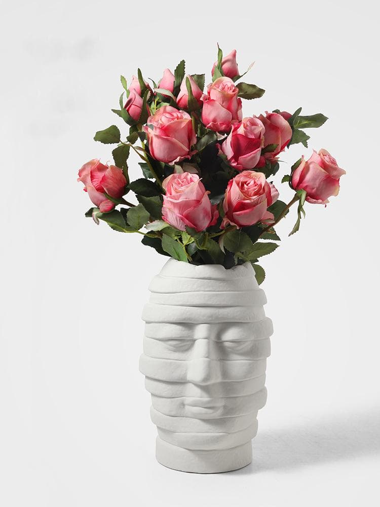 Creative Art Human Head Shape Vase dylinoshop