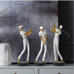 Modern Golfer Figurines Feajoy