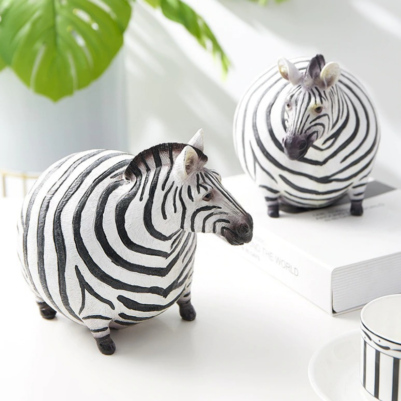 Fat Zebra Figurines Feajoy