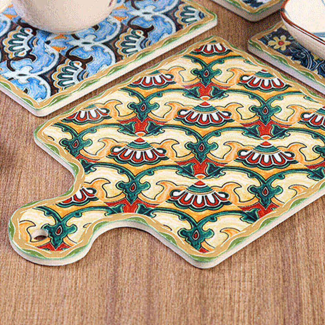 Moroccan Style Ceramic Placemat dylinoshop