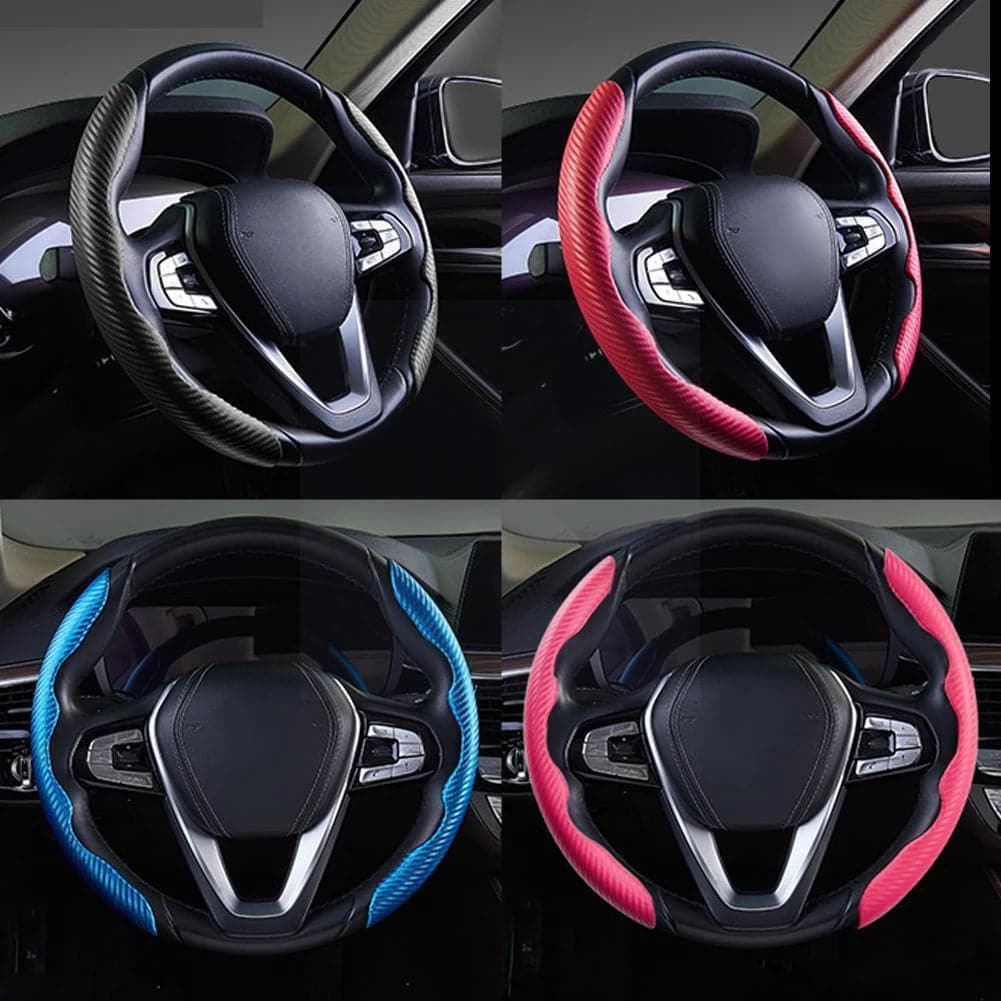 Carbon Fiber Steering Wheel Cover dylinoshop