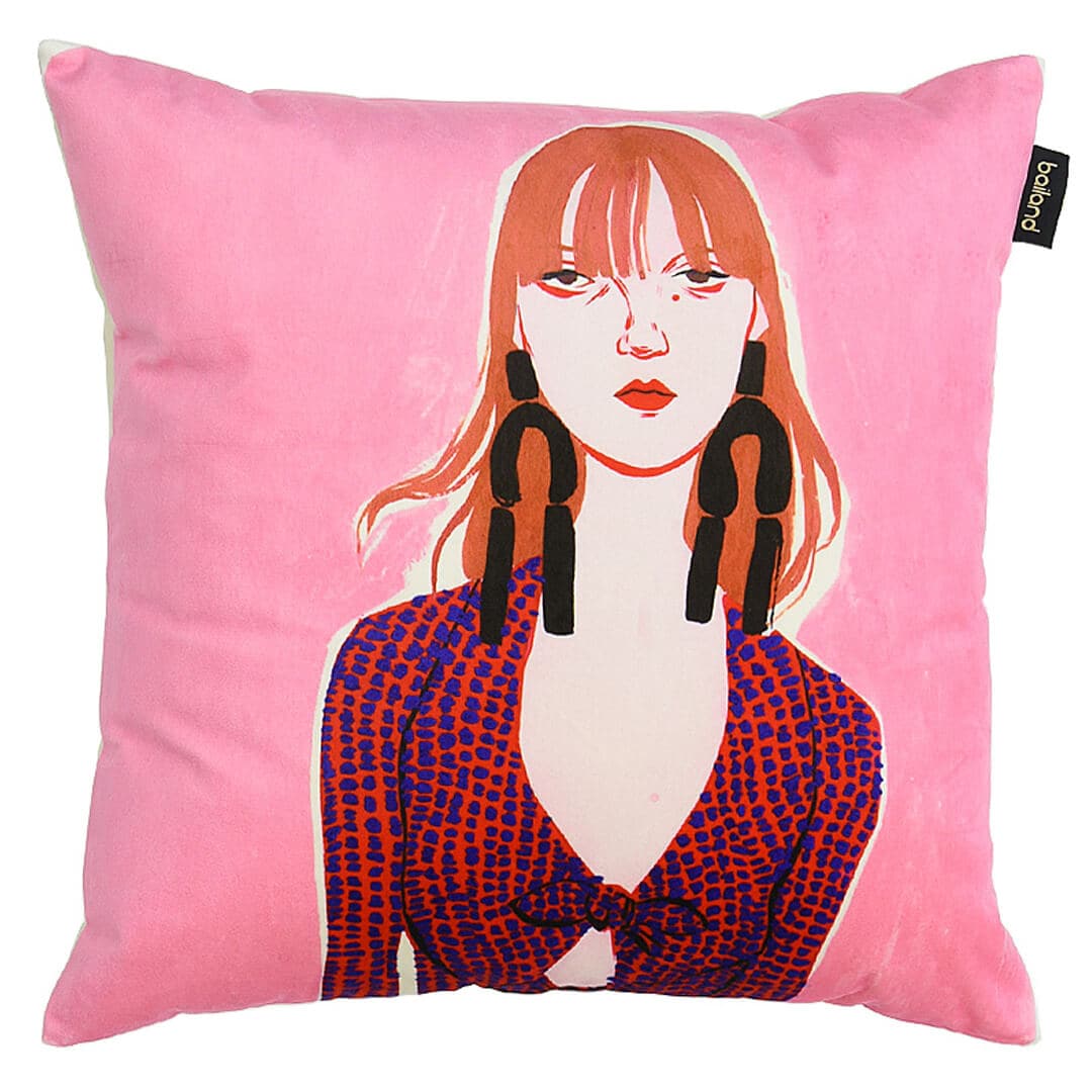 Greenainer Modern Girl Pillow Cover feajoy