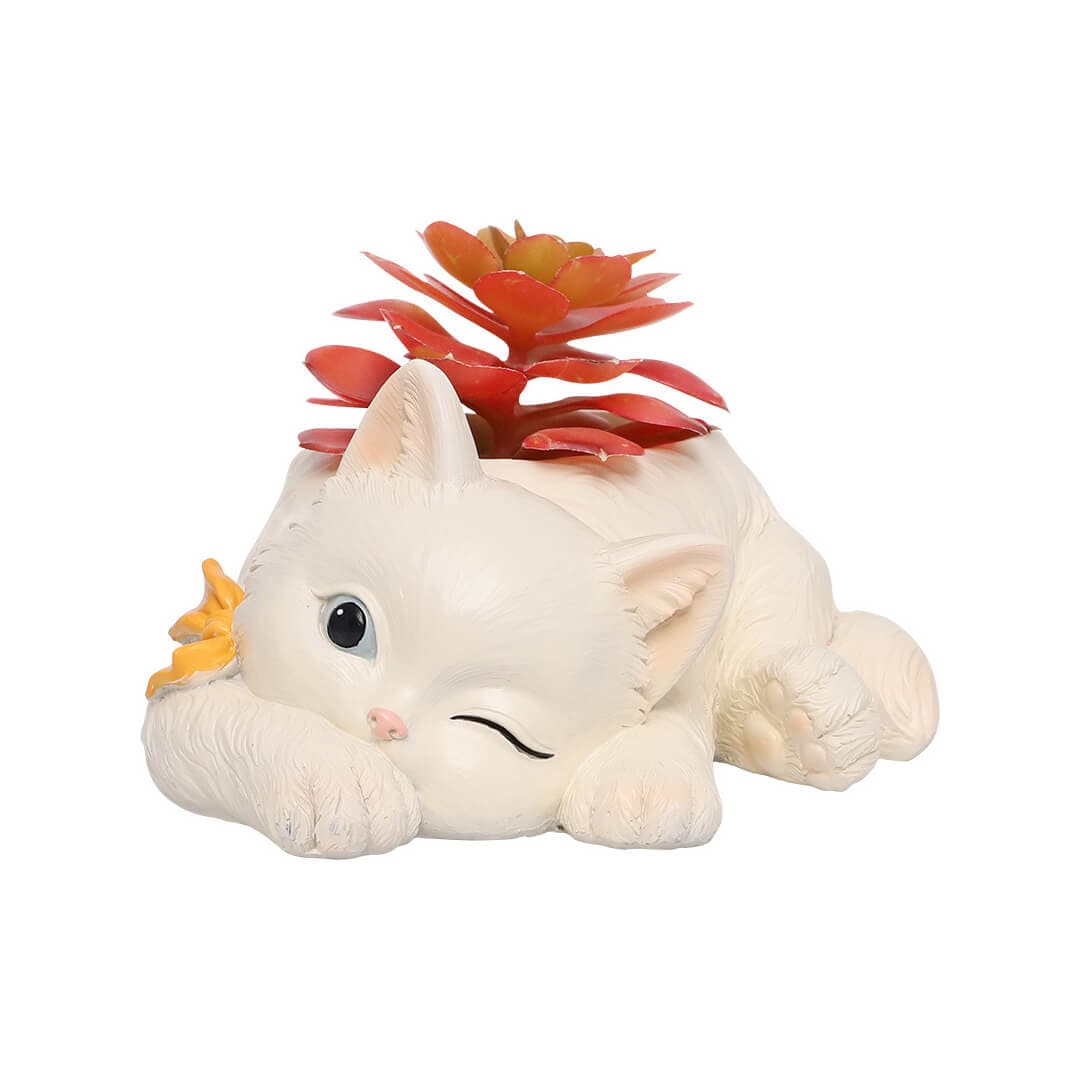 Cute Cat Succulent Flower Pot dylinoshop