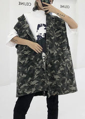 Art Camouflage cotton tunics for women wild Plus Size Clothing fall tops AT-CTS190903