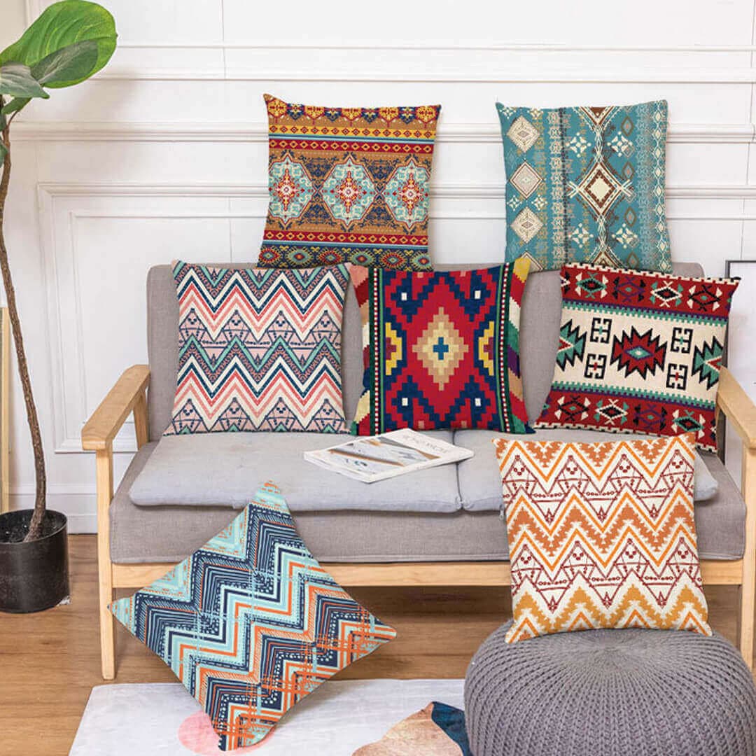 Bohemian Graphic Cushion Covers dylinoshop