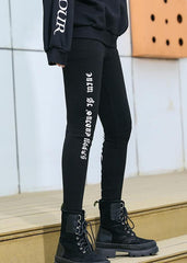 Black leggings female winter large size high waist  nine points feet pants women AT-LPTS191113