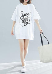 Bohemian white patchwork striped Cotton top o neck two ways to wear tunic Dress STP200409