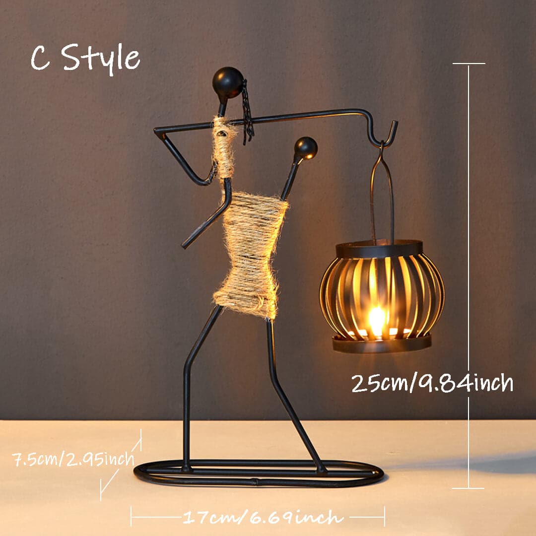 Creative Girl Candlestick Decoration dylinoshop