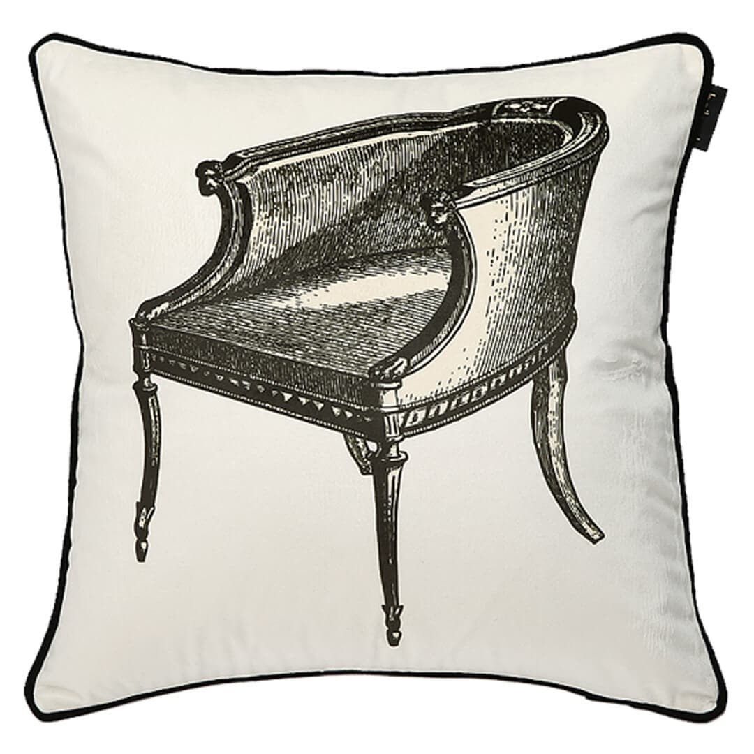 Vintage Chair Print Pillow Cover Feajoy