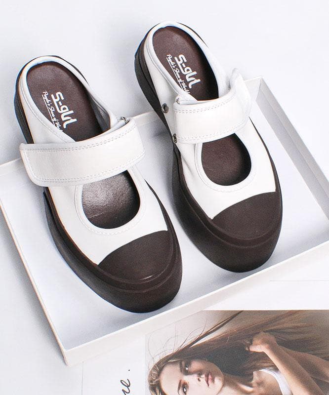 Chocolate Platform Buckle Strap Slide Sandals AT-LT210628