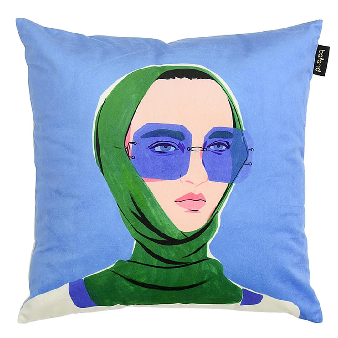 Greenainer Modern Girl Pillow Cover feajoy