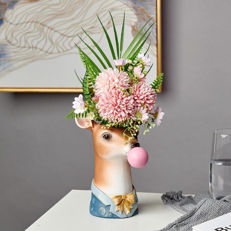 Bubblegum Animal Vase dylinoshop