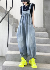 Denim blue overalls new summer thin casual one-piece pants AT-JPTS200623