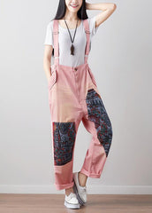 Ethnic Women Casual Patchwork Jumpsuit dylinoshop