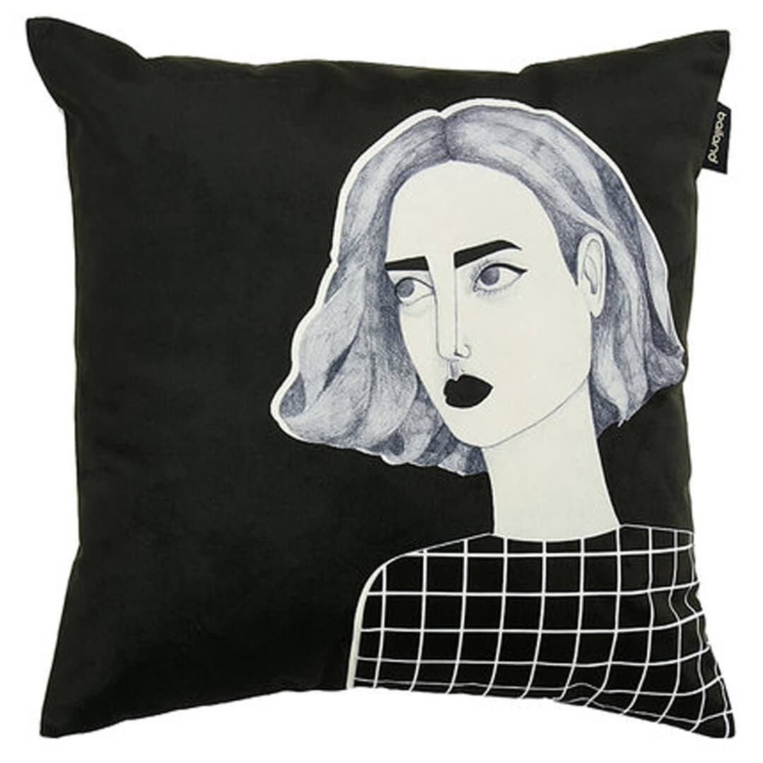 Greenainer Modern Girl Pillow Cover feajoy