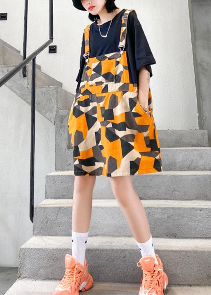 Fake two-piece splicing dress female summer large size medium long a-line skirt female summer AT-SDM200623