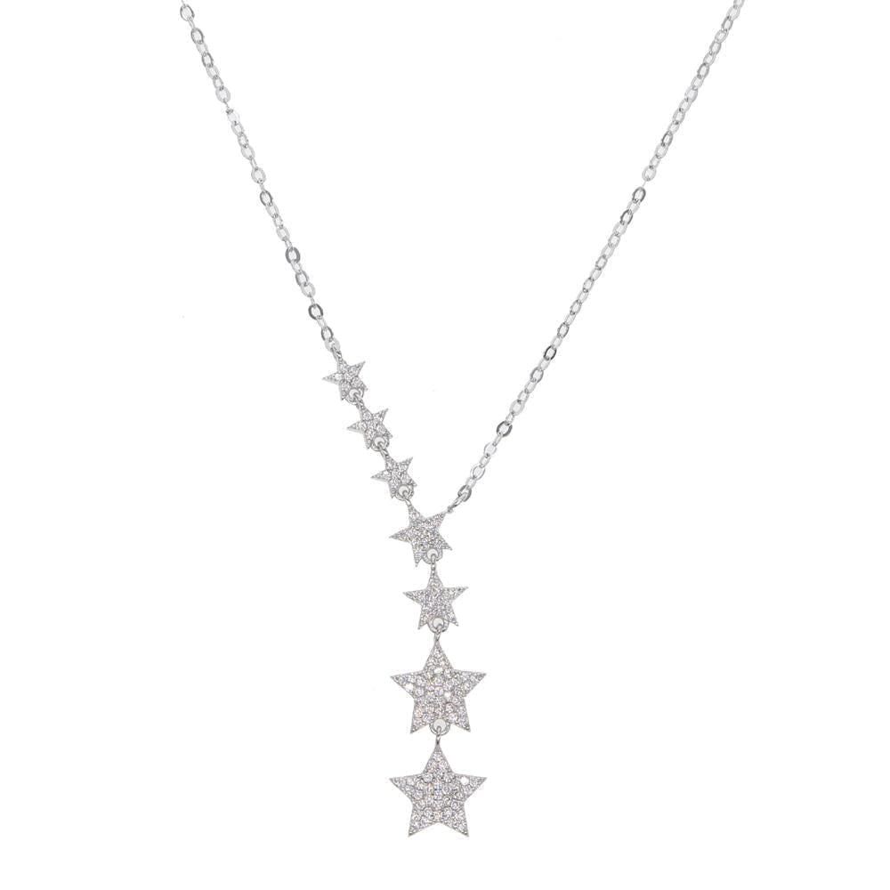 Fashion 7 Stars Necklaces Charm Jewelry Touchy Style