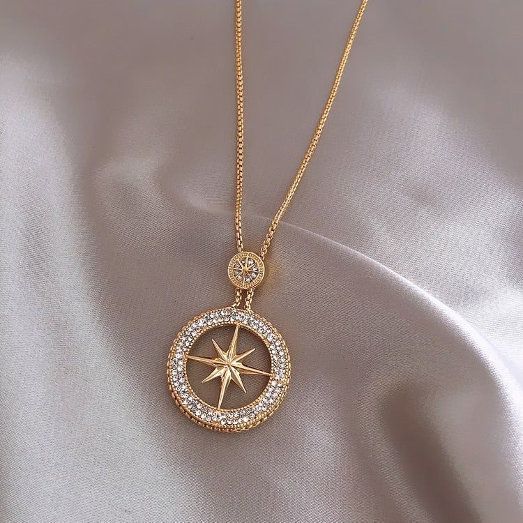 Fashion Classic Star Long Necklaces Charm Jewelry XYS0357 Touchy Style