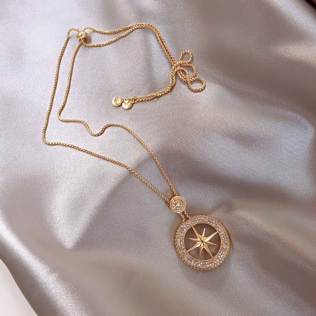 Fashion Classic Star Long Necklaces Charm Jewelry XYS0357 Touchy Style