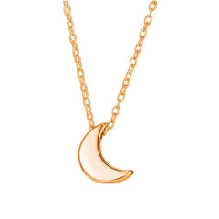 Fashion Necklace New Moon Crescent Pendant Short Necklace Chain Women Gift jewelry S30326 Touchy Style