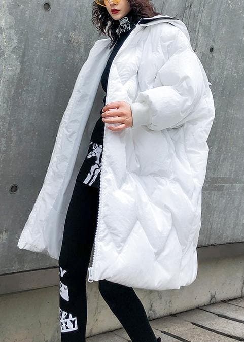 Fine oversized winter coats hooded zippered Parkas for women AT-DJK191113