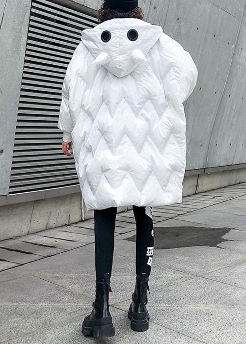 Fine oversized winter coats hooded zippered Parkas for women AT-DJK191113