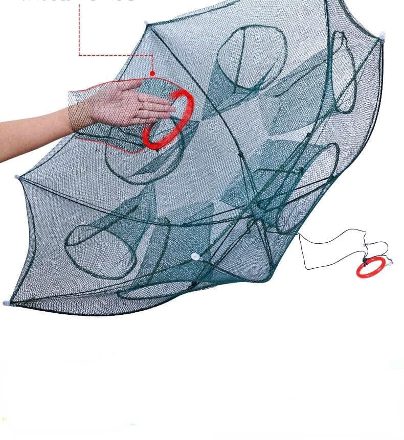 Folding Portable Automatic Fishing Net dylinoshop