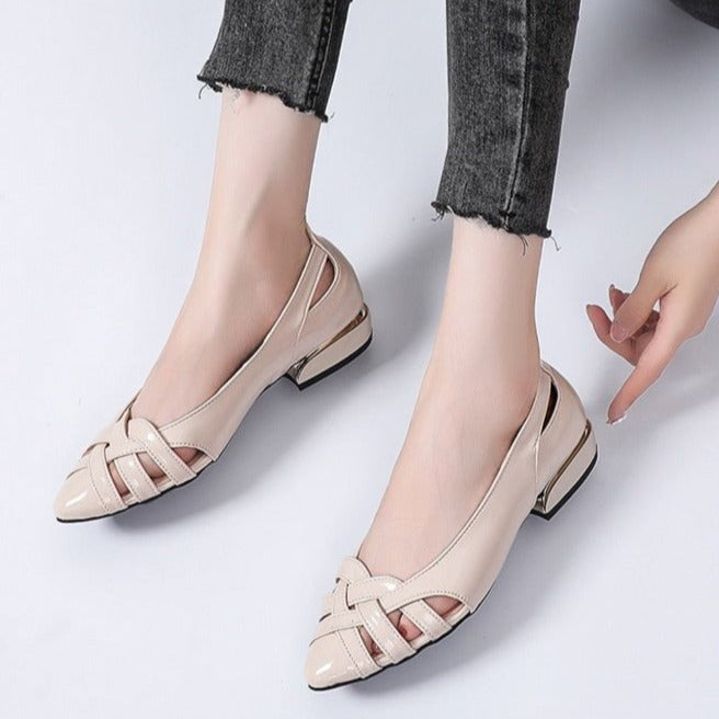 Flats Weave Slip-on Sandals Boat Women's Casual Shoes GCSK14 Touchy Style