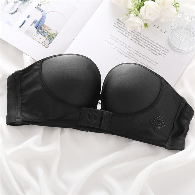 Front Closure Strapless Bra dylinoshop