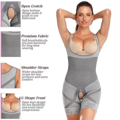 Full Body Open Crotch Waist Trainer Shaping Underwear dylinoshop