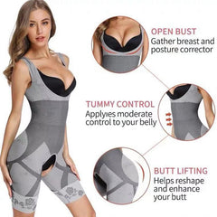 Full Body Open Crotch Waist Trainer Shaping Underwear dylinoshop