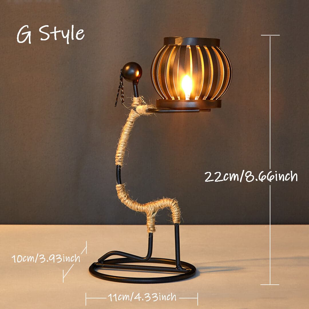 Creative Girl Candlestick Decoration dylinoshop