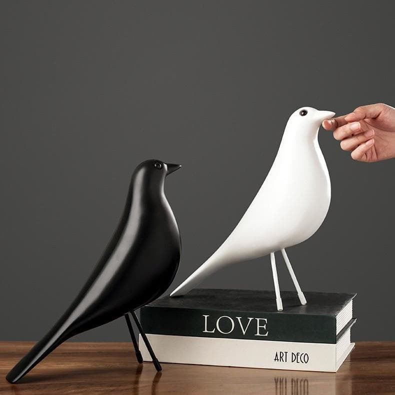 Minimalist Pigeon Figurine Feajoy