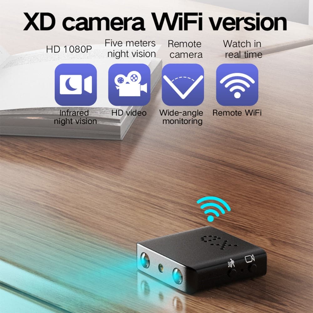 4K Full HD 1080P Mini IP Cam - WiFi | Night Vision | IR-CUT  | Motion Detection dylinoshop