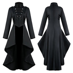 Women Tuxedo Gothic Steampunk Trench Medieval Victorian Costume dylinoshop