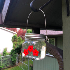 Mason Jar Hummingbird Feeder dylinoshop